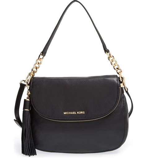 Michael Kors Bedford Medium Tassel Satchel Crossbody / 